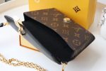 Louis Vuitton Padlock On Strap Black Brown M80763