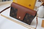 Louis Vuitton Padlock On Strap Black Brown M80763