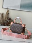 Louis Vuitton Petite Malle Souple M45531 Monogram Pink