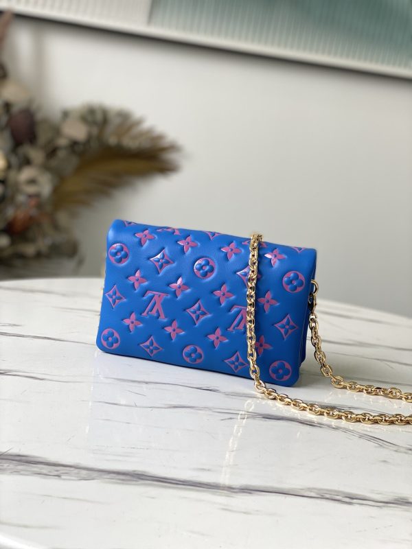 Louis Vuitton Pochette Coussin Blue M80743