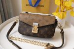 Louis Vuitton Pochette Metis EAST WEST M46279 Brown