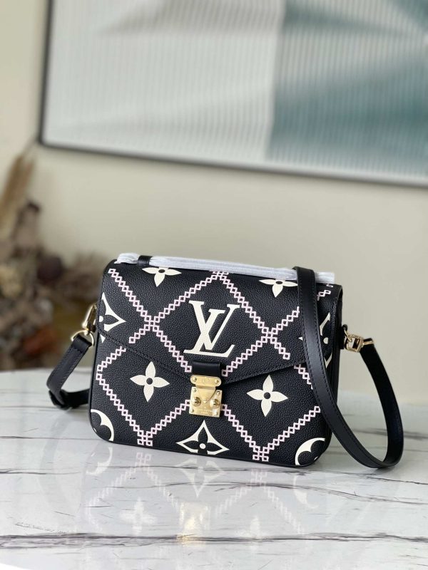 Louis Vuitton Pochette Metis M46028 Black Monogram Empreinte