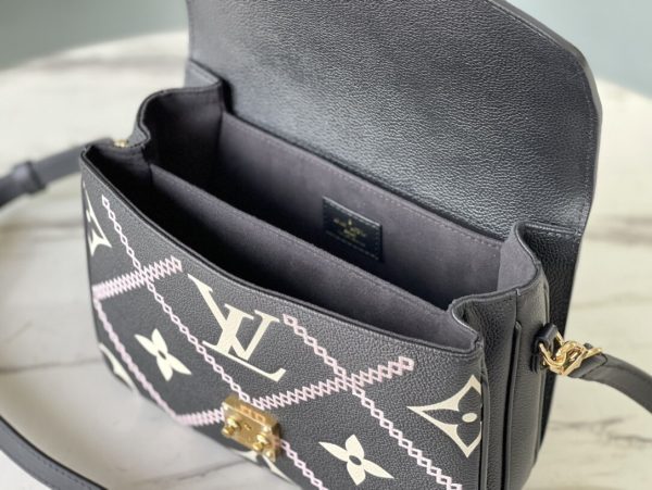 Louis Vuitton Pochette Metis M46028 Black Monogram Empreinte