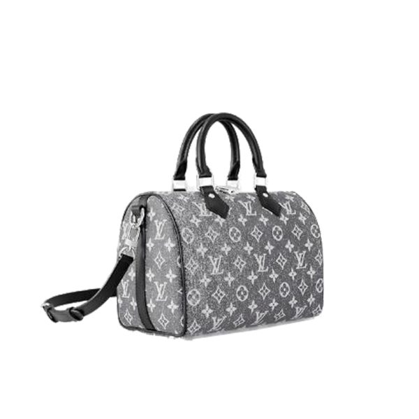 Louis Vuitton SPEEDY 25 Denim Black Monogram