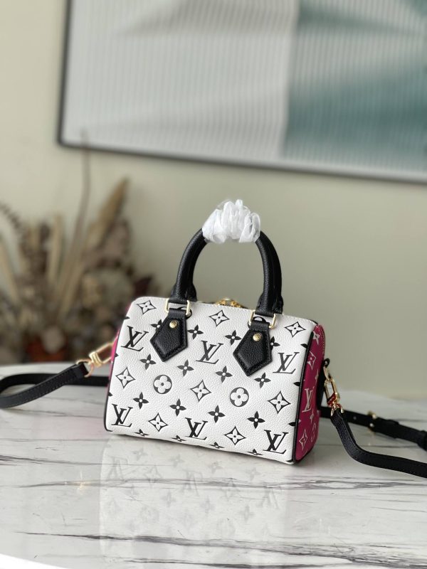 Louis Vuitton SPEEDY 20 Bandoulière Black Pink Monogram M46088