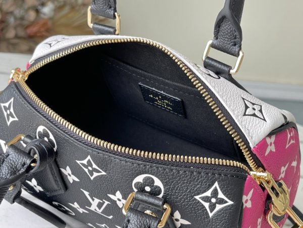 Louis Vuitton SPEEDY 20 Bandoulière Black Pink Monogram M46088