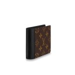 Louis Vuitton Short Unisex Folding Wallet M81537 Monogram Black