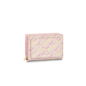 Louis Vuitton Stardust Zipper Short Women Wallet Pink M81529