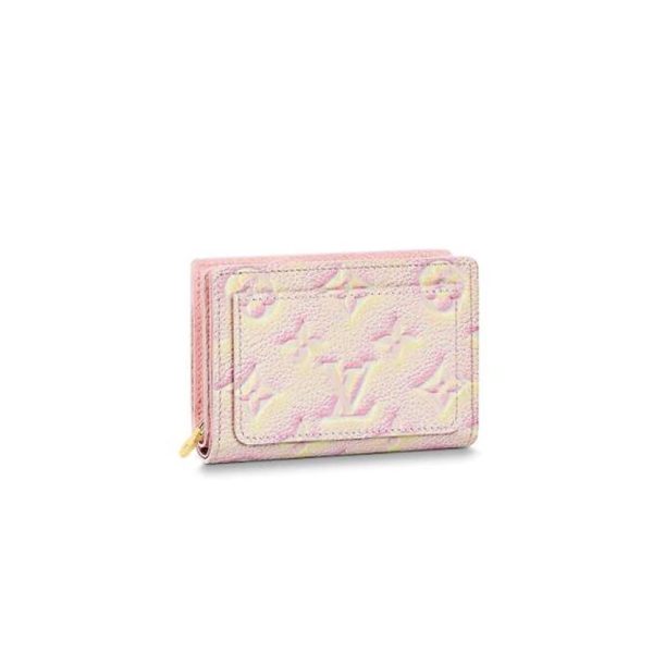 Louis Vuitton Stardust Zipper Short Women Wallet Pink M81529