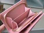 Louis Vuitton Stardust Zipper Short Women Wallet Pink M81529