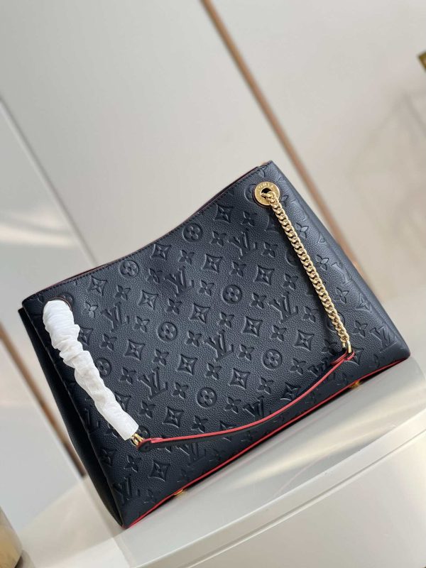 Louis Vuitton Surene MM M43758 Monogram Empreinte Black Blue