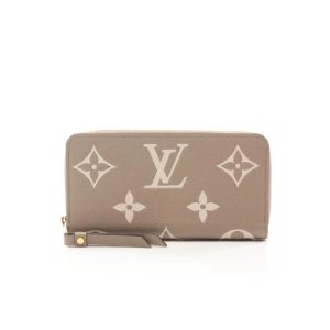 Louis Vuitton Grey M80481 Zipper Women Wallet Long