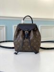 Louis Vuitton Backpack M45516 M45502 Black Monogram Montsouris