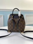 Louis Vuitton Backpack M45516 M45502 Black Monogram Montsouris