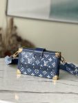 Louis Vuitton Demin  Blue Petite Malle M59717 Trunk