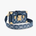 Louis Vuitton Demin  Blue Petite Malle M59717 Trunk