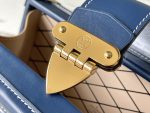 Louis Vuitton Demin  Blue Petite Malle M59717 Trunk