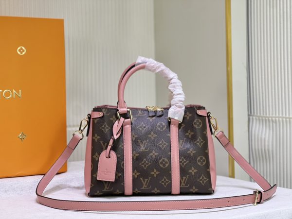 Louis Vuitton MM BB Open Handbag Soufflot M44816 M44815