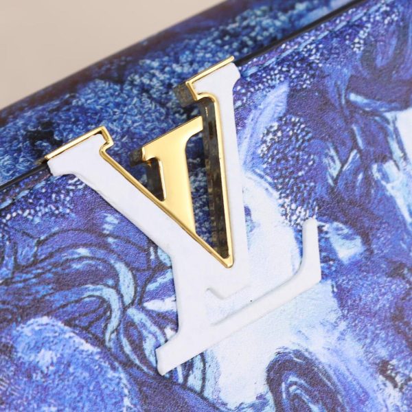 Louis Vuitton Capucines Art BB Blue Water Ink