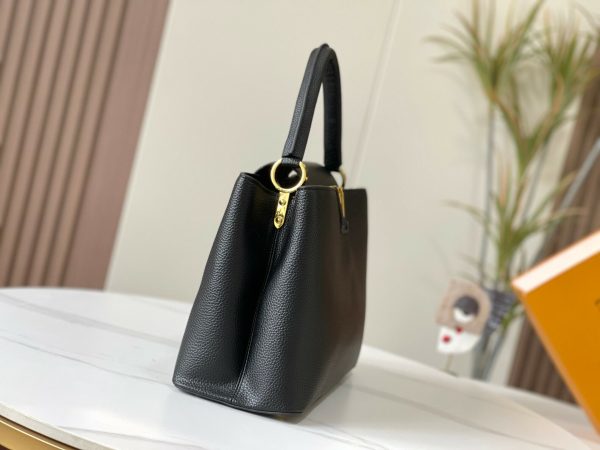 Louis Vuitton Capucines GM Black M48870