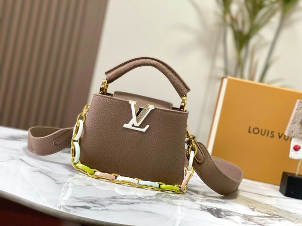 Louis Vuitton Capucines Mini BB MM M21798 M21634 M21652 Brown