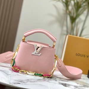 Louis Vuitton Capucines Mini BB MM M21798 M21634 M21652 Pink 1