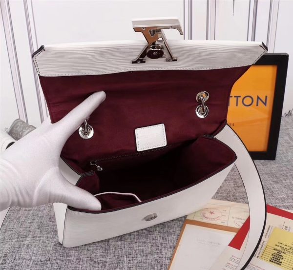 Louis Vuitton Epi Grenelle MM M53694 White Red Pink Black