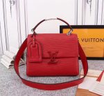 Louis Vuitton Epi Grenelle MM M53694 White Red Pink Black