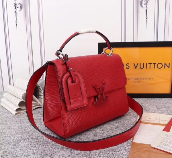 Louis Vuitton Epi Grenelle MM M53694 White Red Pink Black