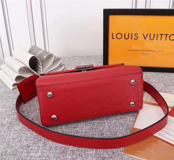 Louis Vuitton Epi Grenelle MM M53694 White Red Pink Black