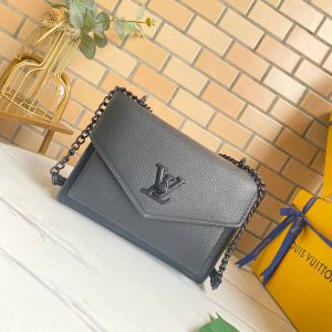 Louis Vuitton Mylockme BB M51418 Black Blue Beige 1