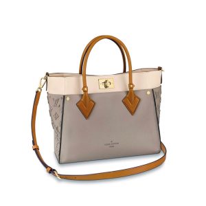 Louis Vuitton On My Side Handbag MM M53825 Grey