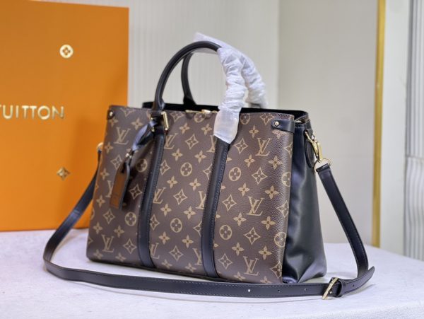 Louis Vuitton MM BB Open Handbag Soufflot M44816 M44815