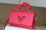 Louis Vuitton Twist Handle MM M58688 Black Pink Yellow