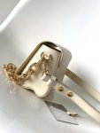 Louis Vuitton Twist Lock XL M22297 White Brown MINI