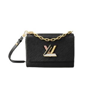 Louis Vuitton Twist MM M50389 21031 21032 Black White Blue