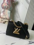 Louis Vuitton Twist PM M21133 21118  Grey Black