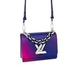 Louis Vuitton Twist PM M59896 Purple Blue