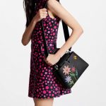 Louis Vuitton YK Black Flower Capucines Mini BB MM M21756