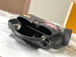 Louis Vuitton YK Black Flower Capucines Mini BB MM M21756