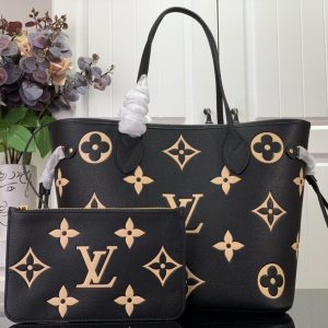 Louis Vuitton Black Neverfull MM45686 5