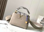 Louis Vuitton Capucines Python Mini BB Grey M81408