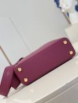 Louis Vuitton Capucines Python Mini BB MM Purple M59227 M59226