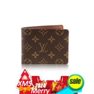 Louis Vuitton Bifold Wallet Monogram 8colors