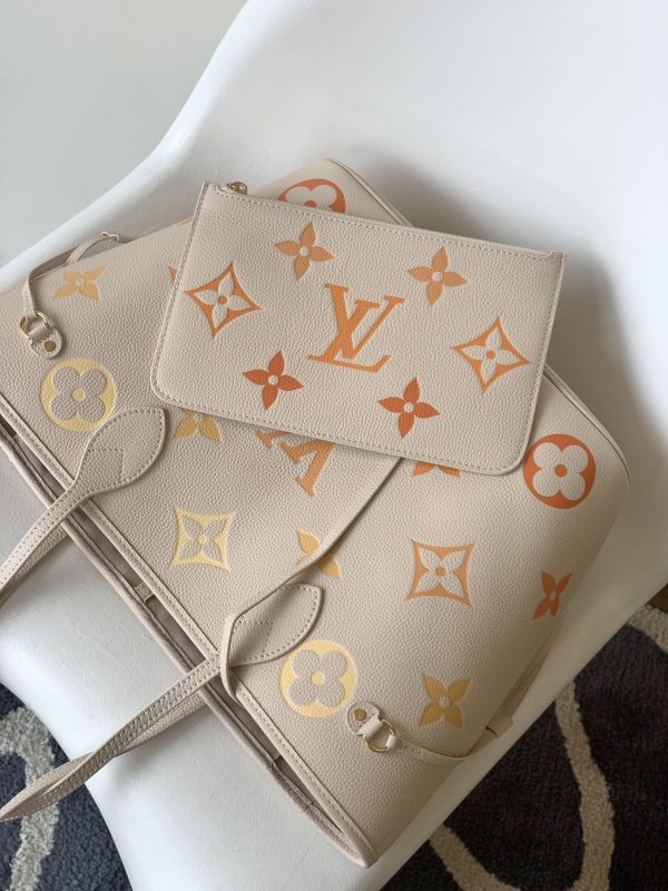 Louis Vuitton Cream Yellow Neverfull MM M46516 Summer