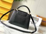 Louis Vuitton Lizard Black Capucines Mini BB N99527 N99528