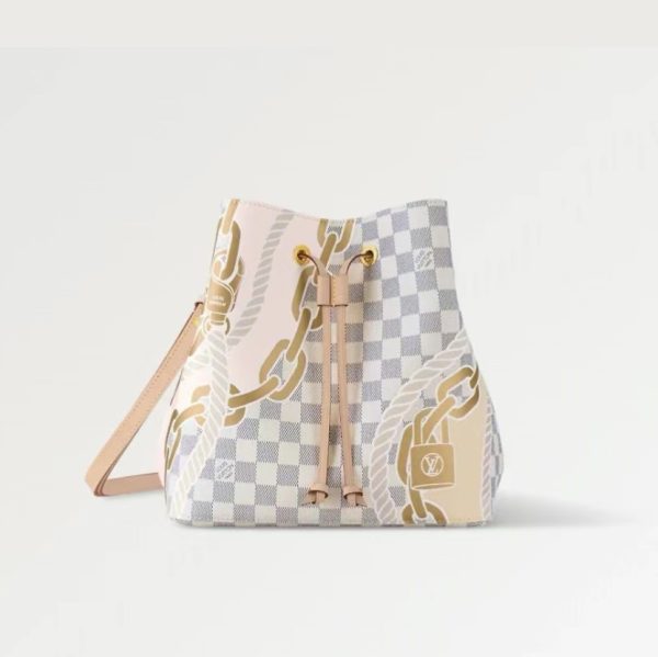 Louis Vuitton MM Neonoe Bucket Damier Azur N40474