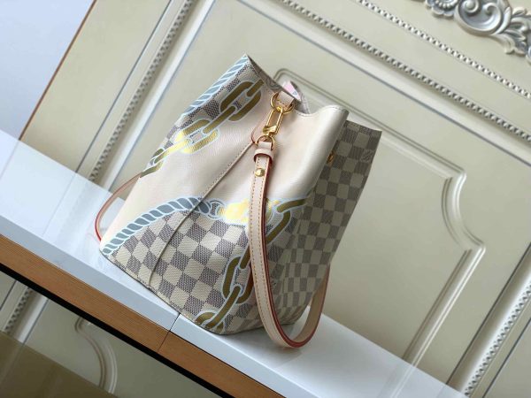 Louis Vuitton MM Neonoe Bucket Damier Azur N40474