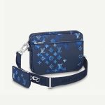 Louis Vuitton Men Shoulder Bag M57840 Blue