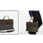 Louis Vuitton Robusto Briefcase Men M30591 Green Black
